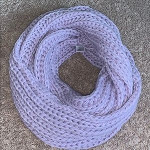 Tight knit infinity scarf